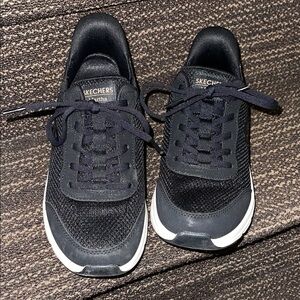 Skechers Women's Black and White Sneakers